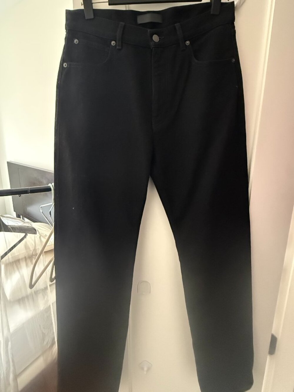 Valentino Black Straight Leg Jeans Size 27